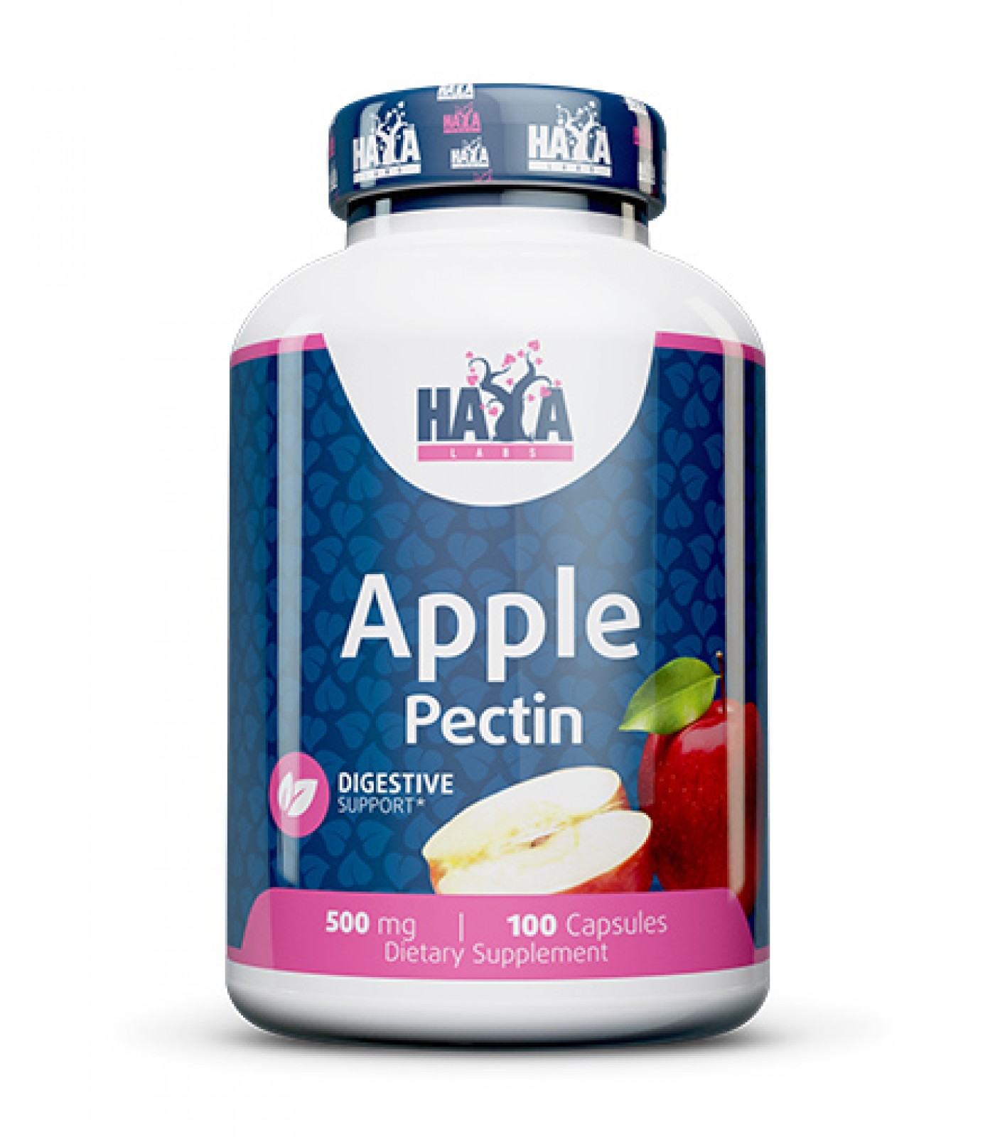 Haya Labs - Apple Pectin 500mg. / 100 Caps.